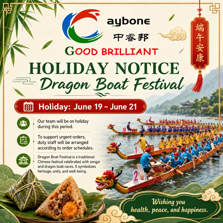 Avis de vacances pour le Festival des bateaux-dragons – du 19 au 21 juin 2026
